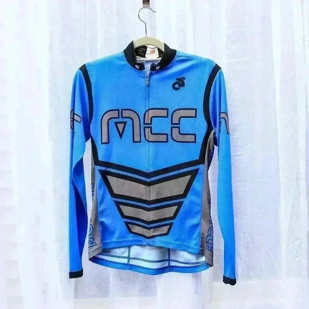 Champ-Sys Monson Cycle Size Large long sleeve mock neck full zip cycling shirt